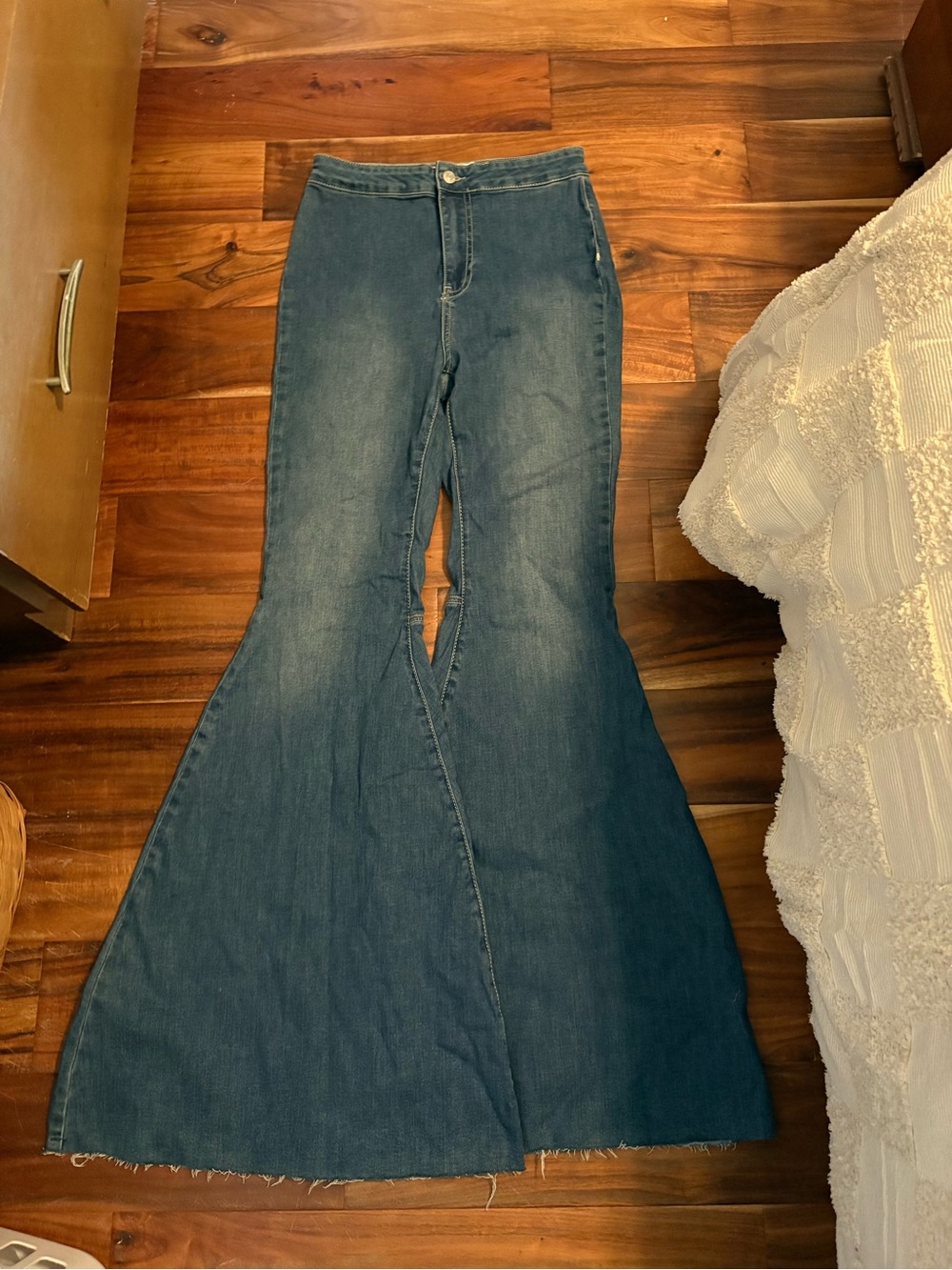 People We The Free Just Float On Super Flare Jeans Blue 28 (856)